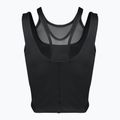 Woman's training top Nike One Fitted Dri-Fit Cropped Tank black/dark smoke grey 7
