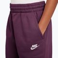 Children's trousers Nike Sportswear Club Fleece bordeaux/bordeaux/white 4