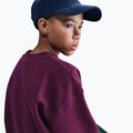 Children's sweatshirt Nike Sportswear Club Fleece bordeaux/white 5
