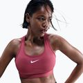 Training bra Nike Swoosh Medium Support sweet beet/white