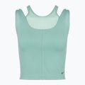 Woman's training top Nike One Fitted Dri-Fit Cropped Tank cannon/bicoastal 7