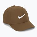 Baseball cap Nike Dri-FIT Club mosswood brown/white