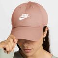 Nike Club Unstructured Futura Wash rose gold/white baseball cap 4