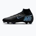 Men's football boots Nike Mercurial Superfly 10 Pro FG black/ice blue 2