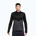 Men's running sweatshirt Nike Pacer Winterized 1/2 Zip anthracite/black