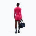 Women's Nike One Fitted Longsleeve Dri-Fit 1/4 Zip Mid Layer rush pink/white 3