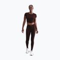 Women's leggings Nike One High-Waisted burgundy crush 2