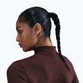 Women's training sweatshirt Nike One Fitted Dri-Fit Full-Zip burgundy crush/white 5
