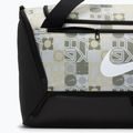 Training bag Nike Brasilia 9.5 Aop 60 l off white/black/white 6