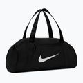 Women's training bag Nike Gym Club 24 l black/black/white 2