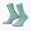 Socks Nike Running Lightweight Crew iron purple/voltage green/voltage green