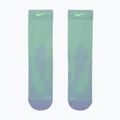 Socks Nike Running Lightweight Crew iron purple/voltage green/voltage green 2