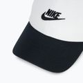 Baseball cap Nike Club Unstructured Futura Wash white/black/black 3