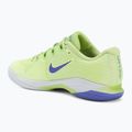 Women's tennis shoes Nike Vapor 12 Light liquid lime/white/volt tint/sapphire 3