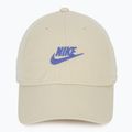 Baseball cap Nike Club Unstructured Futura Wash light khaki/sapphire 2