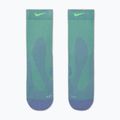 Socks Nike Running Lightweight Micro Crew iron purple/voltage green/voltage green 2