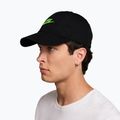 Baseball cap Nike Club Unstructured Futura Wash black/mean green 3