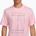 Men's T-shirt Nike Court Heritage pink foam 3