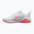 Women's training shoes Nike Bella 7 white/white/hot lava 2