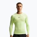 Men's training long sleeve Nike Pro Dri-Fit Tight Fitness light liquid lime/black