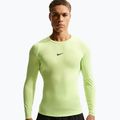 Men's training long sleeve Nike Pro Dri-Fit Tight Fitness light liquid lime/black 4