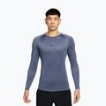 Men's training longsleeve Nike Pro Dri-Fit Tight Fitness diffused blue/black