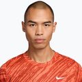 Men's tennis shirt Nike Court Dri-Fit Victory Print turf orange/white 3