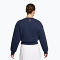 Women's sweatshirt Nike Court Collection French Terry Crew Neck midnight navy/sail 2