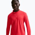 Men's running sweatshirt Nike Pacer Dri-Fit 1/2 Zip light crimson