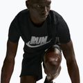 Men's running top Nike Miler Dri-Fit UV black/white 5