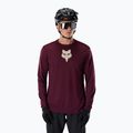 Men's cycling longsleeve Fox Racing Ranger Fox Head LS dark maroon