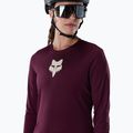 Women's cycling longsleeve Fox Racing Ranger Fox Head LS dark maroon 3