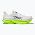 Men's running shoes HOKA Mach 6 white/neon lime 2
