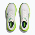 Men's running shoes HOKA Mach 6 white/neon lime 8