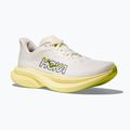 Women's running shoes HOKA Mach 6 white/neon hoka citrus