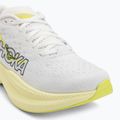 Women's running shoes HOKA Mach 6 white/neon hoka citrus 7