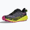 Women's running shoes HOKA Speedgoat 6 black/neon rose 4