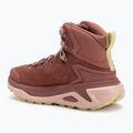 Women's trekking boots HOKA Kaha 3 GTX rouge/rose latte 3