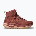 Women's trekking boots HOKA Kaha 3 GTX rouge/rose latte 9