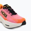 Women's running shoes Hoka Mach X 3 neon rose/neon tangerine 7