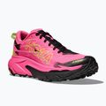 Men's running shoes HOKA Mafate 5 neon rose/black 8