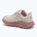 HOKA Clifton 10 rose cream/dried rose children's running shoes 3