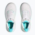 Women's running shoes HOKA Clifton 10 white/electric rose 5