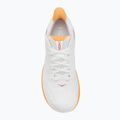 Women's running shoes HOKA Clifton 10 white/electric rose 5