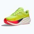 Women's running shoes Hoka Mach X 3 Nneon yuzu/squid ink 2