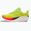 Women's running shoes Hoka Mach X 3 Nneon yuzu/squid ink 4