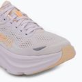Women's running shoes HOKA Bondi 9 lilac cream/tangerine glow 7
