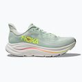 Women's running shoes HOKA Clifton 10 sea glass/neon flame 3