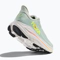 Women's running shoes HOKA Clifton 10 sea glass/neon flame 5
