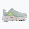 Women's running shoes HOKA Clifton 10 sea glass/neon flame 2